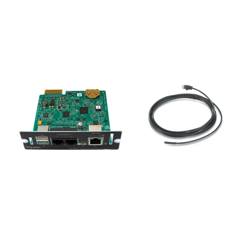 Tarjeta de administración de red APC - Para UPS - Monitoreo Ambiental - AP9641