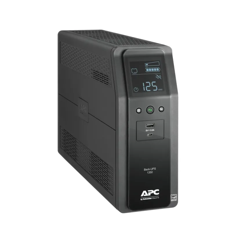 UPS APC Back-UPS PRO BR - 1350VA/810W - 10 Contactos - Línea interactiva - LCD - AVR - BR1350M2-LM