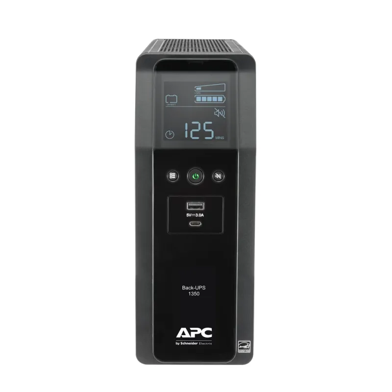 UPS APC Back-UPS PRO BR - 1350VA/810W - 10 Contactos - Línea interactiva - LCD - AVR - BR1350M2-LM
