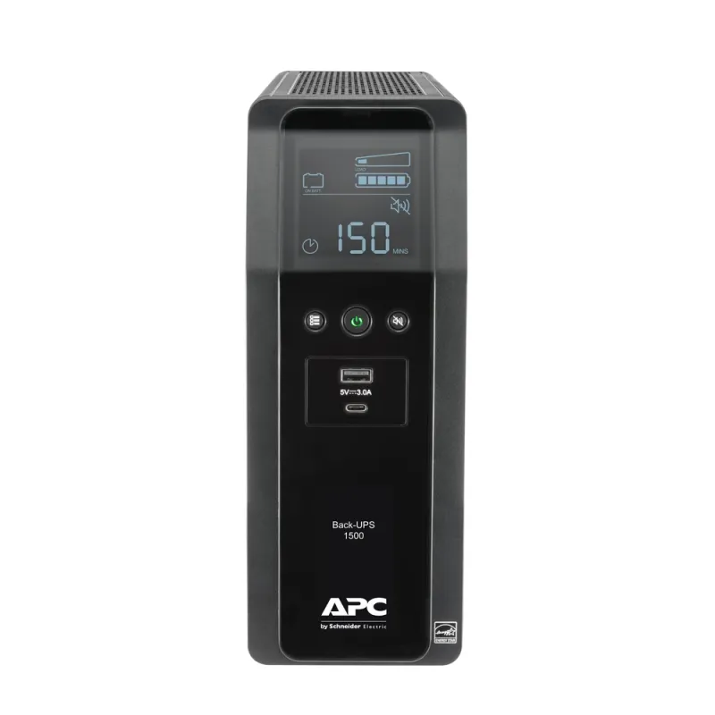UPS APC Back-UPS PRO BR - 1500VA/900W - 10 Contactos NEMA 5-15R - LCD - AVR - BR1500M2-LM