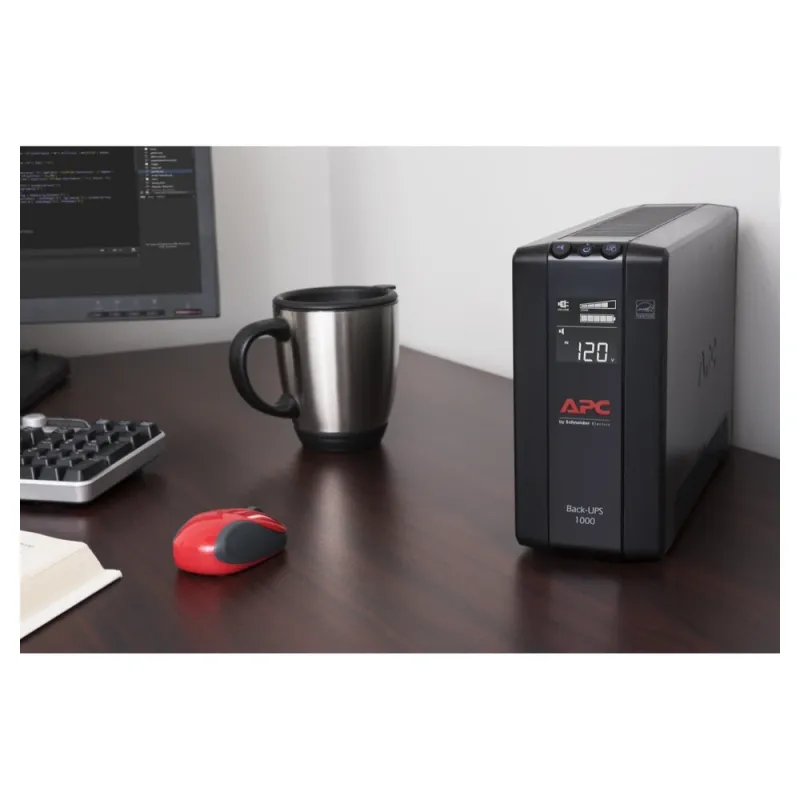 Ups Apc Back Ups Pro Bx 1000Va/600W 8 Contactos Línea Interactiva Lcd - BX1000M-LM60