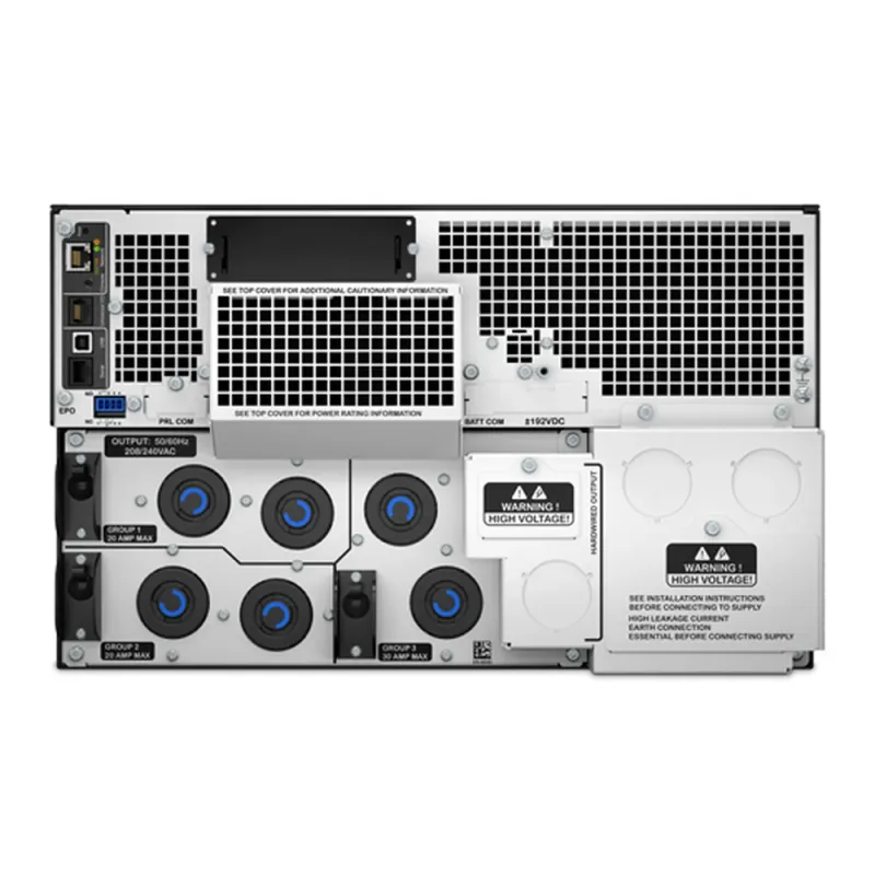 UPS APC Smart-UPS SRT8KRMXLT - 8000VA/8000W - 4 NEMA L6-20R - 2 NEMA L6-30R - Doble Conversión - LCD - SRT8KRMXLT