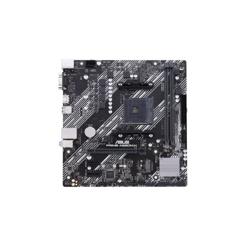 Tarjeta Madre Asus Prime A520M K Socket Am4 2X Ddr4 2133/3200/4600(O.C) Mhz Hdmi Vga M.2 Usb 2.0/3.2 Micro Atx - PRIME A520M-K
