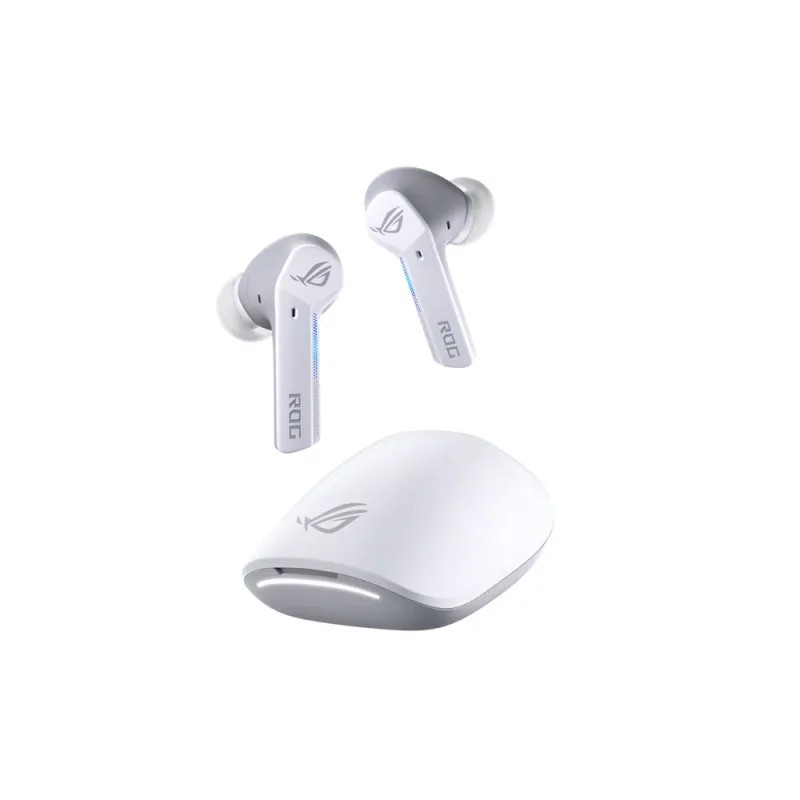Auriculares ROG ASUS Gamer Cetra True Wireless con Estuche de Carga - Blanco - 90YH03X1-B5UA00