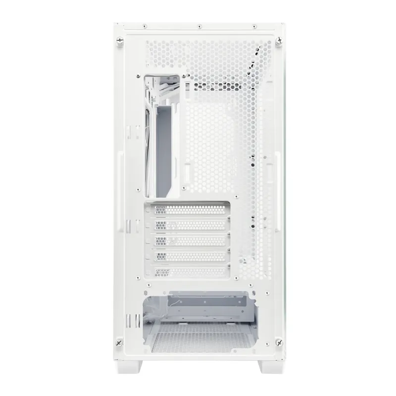 Gabinete Gamer ASUS A21 Case - Mini Torre - Micro ATX/Mini ITX - Panel Lateral - Blanco - A21 ASUS CASE/WHT