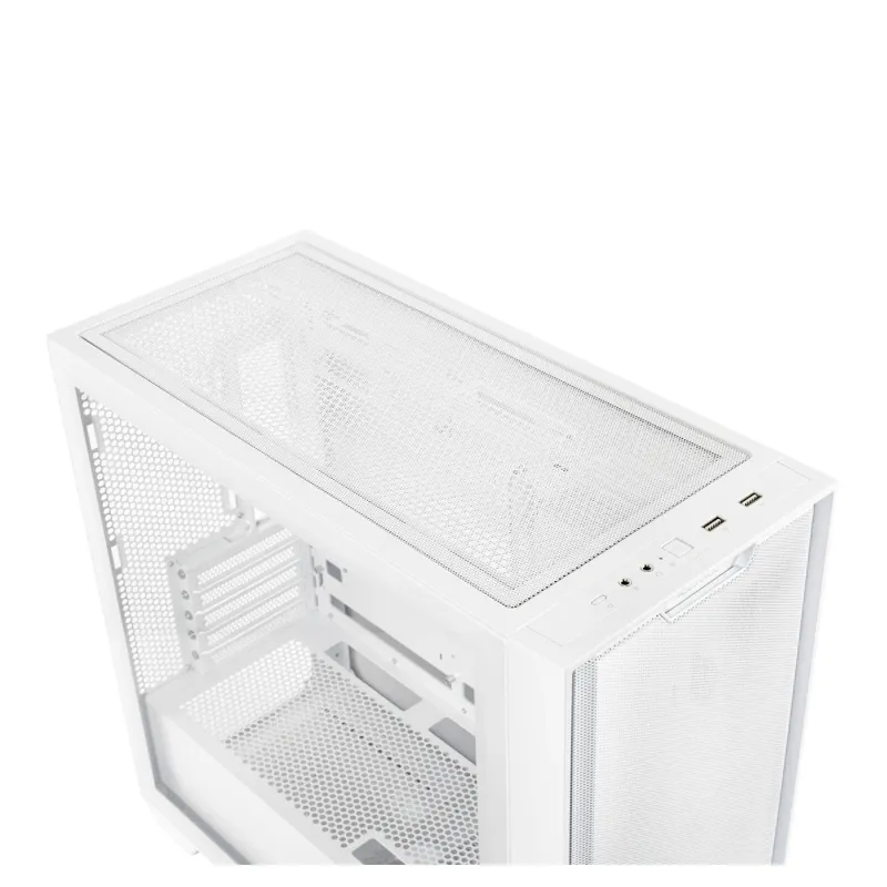 Gabinete Gamer ASUS A21 Case - Mini Torre - Micro ATX/Mini ITX - Panel Lateral - Blanco - A21 ASUS CASE/WHT