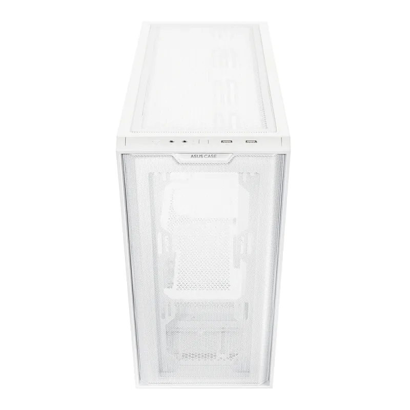 Gabinete Gamer ASUS A21 Case - Mini Torre - Micro ATX/Mini ITX - Panel Lateral - Blanco - A21 ASUS CASE/WHT