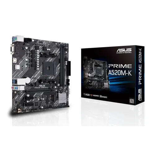 Asus Prime A520M-K Amd A520 Enchufe Am4 Micro Atx - A520M-K