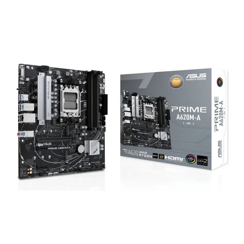 Asus Prime A620M-A-Csm Amd A620 Enchufe Am5 Micro Atx - A620M-A-CSM