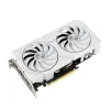 Tarjeta de Video ASUS Dual GeForce RTX 4060 EVO White OC Edition - 8GB - 128-bit - PCI-E 4.0 - GDDR6 - HDMI - DisplayPort - DUAL-RTX4060-O8G-EVO-WHITE