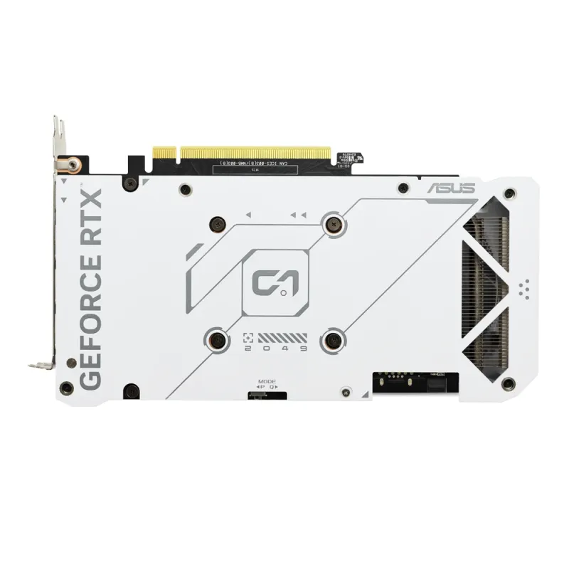 Tarjeta de Video ASUS Dual GeForce RTX 4060 EVO White OC Edition - 8GB - 128-bit - PCI-E 4.0 - GDDR6 - HDMI - DisplayPort - DUAL-RTX4060-O8G-EVO-WHITE
