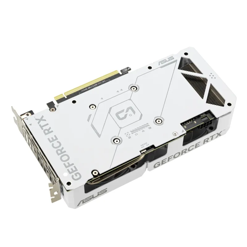 Tarjeta de Video ASUS Dual GeForce RTX 4060 EVO White OC Edition - 8GB - 128-bit - PCI-E 4.0 - GDDR6 - HDMI - DisplayPort - DUAL-RTX4060-O8G-EVO-WHITE