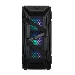Gabinete Gamer ASUS TUF Gaming GT301 - Media Torre - ATX - 3x Ventilador Frontal - Panel Lateral - GT301/BLK/ARGB FAN Gabinete Gamer ASUS TUF Gaming GT301 - Media Torre - ATX - 3x Ventilador Frontal - Panel Lateral - GT301/BLK/ARGB FAN