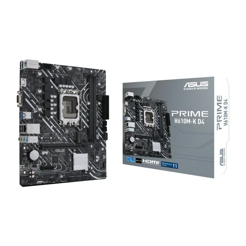 Asus Prime H610M-K D4 Intel H610 Lga 1700 Micro Atx - H610M-K D4