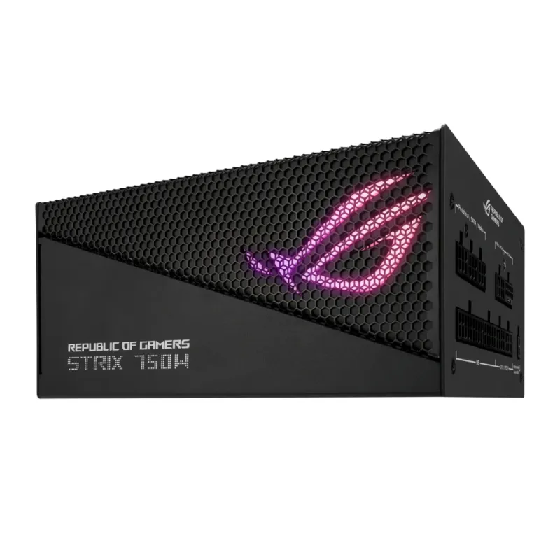 Fuente de Poder ASUS ROG STRIX Gold Aura Edition - 750W - ATX - 5 SATA - 80 PLUS Gold - ROG-STRIX-750G-AURA-GAMING