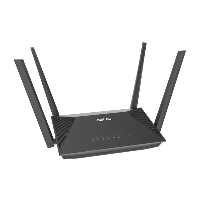 Router ASUS RT-AX52 - 2.4/5 GHz - 1201 Mbps - 3x RJ-45 - 4 Antenas - RT-AX52
