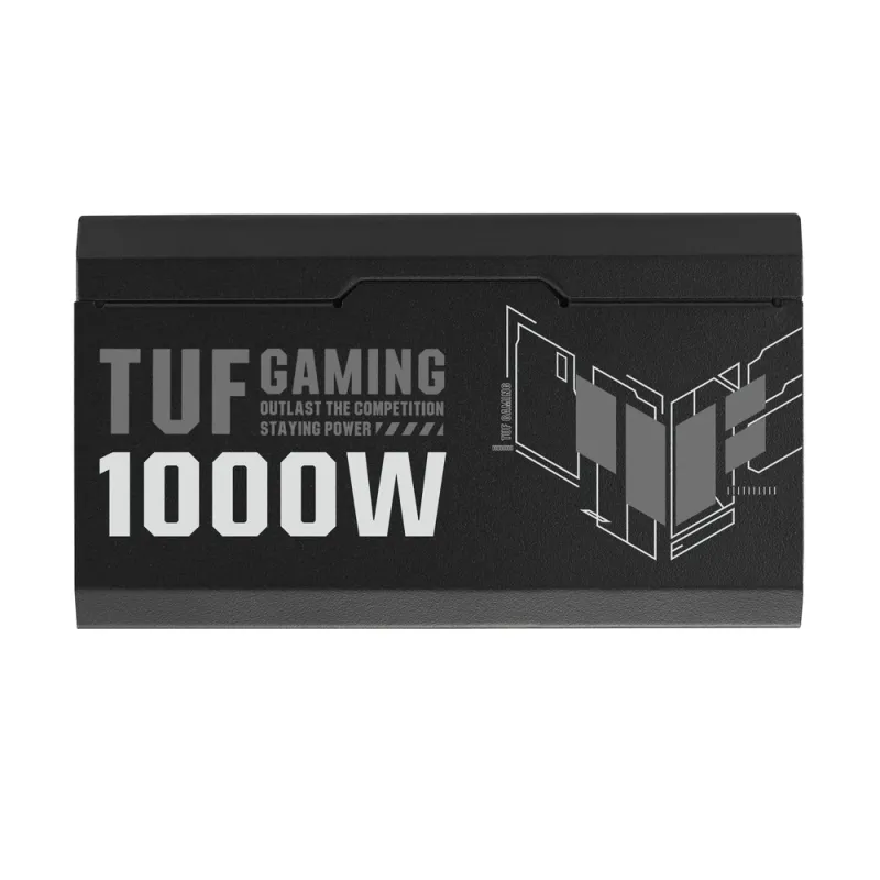 Fuente de Poder ASUS TUF Gaming 1000W Gold - 1000W - ATX - 24-pin - 5 SATA - TUF-GAMING-1000G