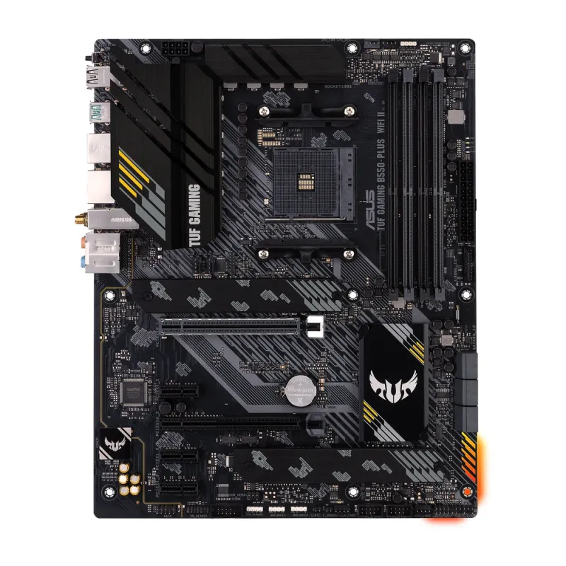 Tarjeta Madre ASUS TUF GAMING B550-PLUS WIFI II - Socket AM4 - 4xDDR4 - 2133/3200/4866(OC) MHz - HDMI - DisplayPort - USB 2.0/3.2 - ATX - TUF GAMING B550-PLUS WIFI II