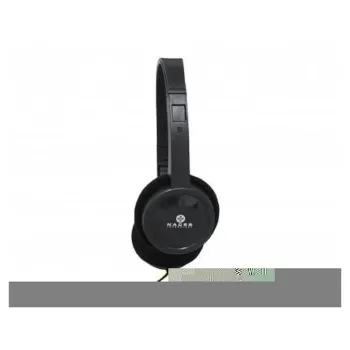 Diadema Naceb Na 0316 Alámbrico 3.5Mm Micrófono 1.5Mts Negro - NA-0316