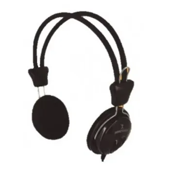 Audífonos Perfect Choice On Ear Alámbrico 3.5Mm Micrófono Negro - PC-113171