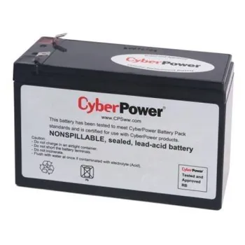 Bateria De Reemplazo Cyberpower 12 V, Negro - RB1280