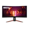 Monitor Gamer BenQ Mobiuz EX3410R - 34" - 4K Full HD - 144Hz - HDMI - DisplayPort - Altavoces - Curvo - 9H.LKKLA.TBA
