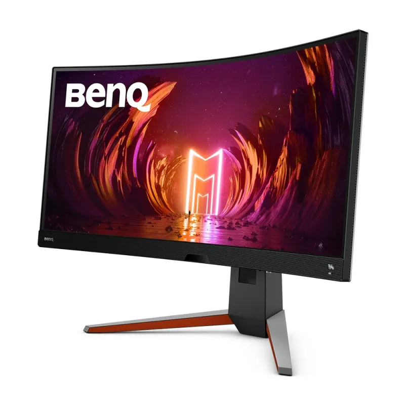 Monitor Gamer BenQ Mobiuz EX3410R - 34" - 4K Full HD - 144Hz - HDMI - DisplayPort - Altavoces - Curvo - 9H.LKKLA.TBA