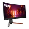Monitor Gamer BenQ Mobiuz EX3410R - 34" - 4K Full HD - 144Hz - HDMI - DisplayPort - Altavoces - Curvo - 9H.LKKLA.TBA