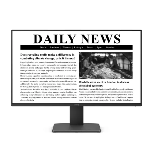 Monitor BenQ GW2491 - 23.8" - Full HD - Full HD - HDMI - DisplayPort - 9H.LNELJ.LBL