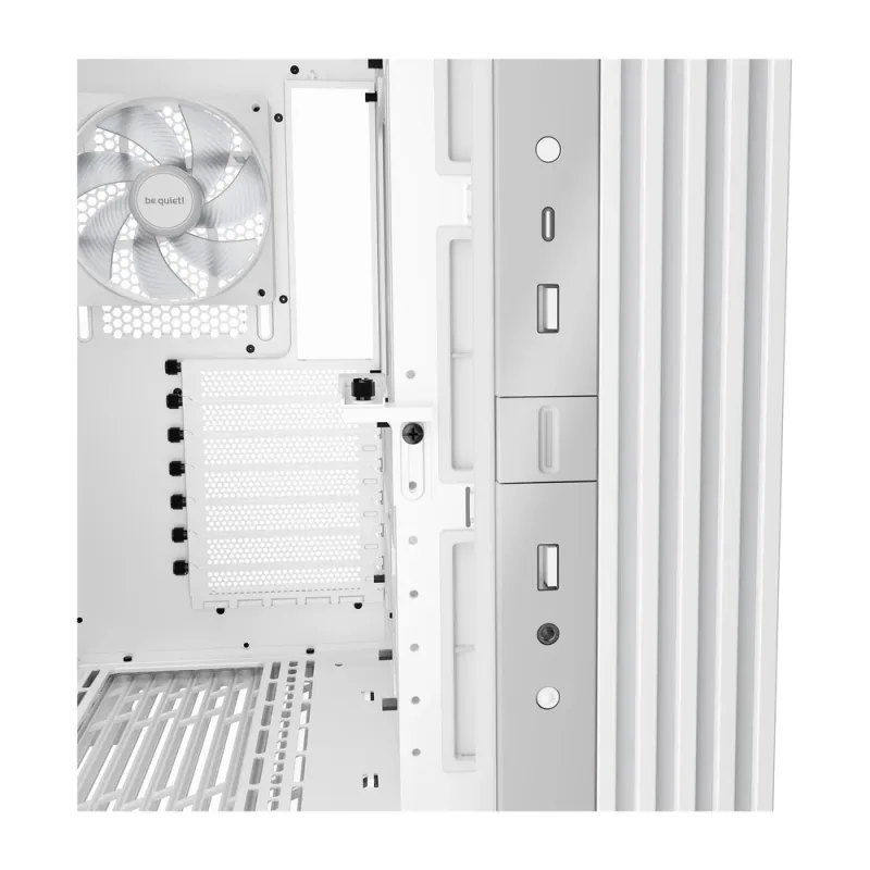 Gabinete Gamer be quiet! LIGHT BASE 600 LX White - Media Torre - ATX/M-ATX/Mini-ATX - 4 Ventiladores - Panel Lateral - Blanco - BGW68