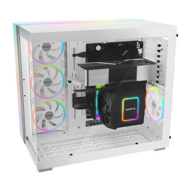 Gabinete Gamer be quiet! LIGHT BASE 900 DX White - Torre - E-ATX/XL-ATX/ATX/M-ATX/Mini-ATX - Panel Lateral - Blanco - BGW70