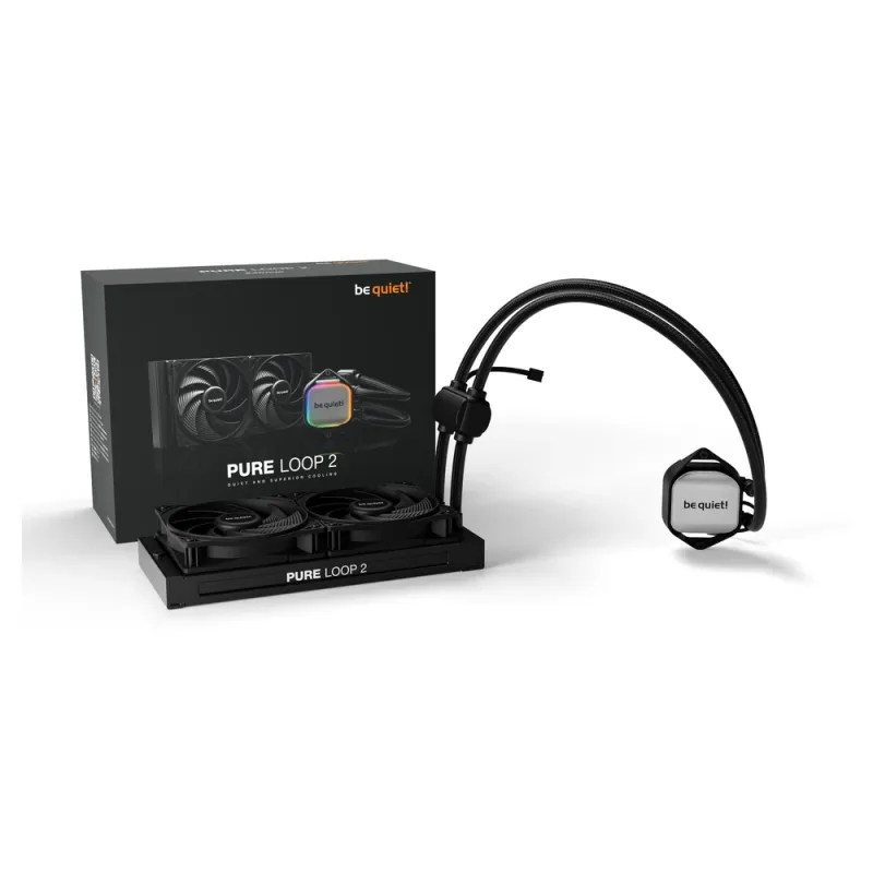 Enfriamiento Líquido be quiet! Pure Loop 2 - 2 Ventiladores - 2100 RPM - BW017