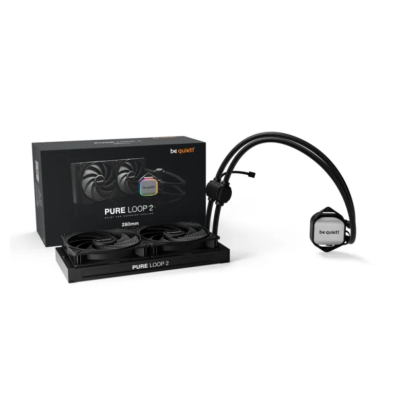 Enfriamiento Líquido be quiet! Pure Loop 2 - 2 Ventiladores - 1800 RPM - BW018