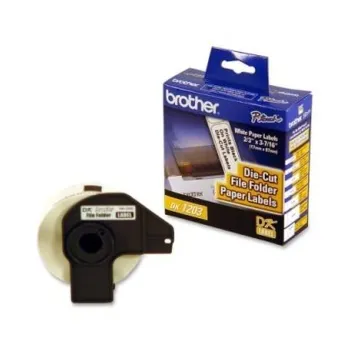 Etiquetas Brother Dk1203 Color Blanco, Térmica Directa, 300 - DK1203