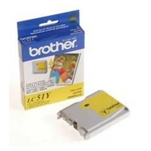 Tinta Brother Lc51Y Amarillo 400 Páginas - LC51Y