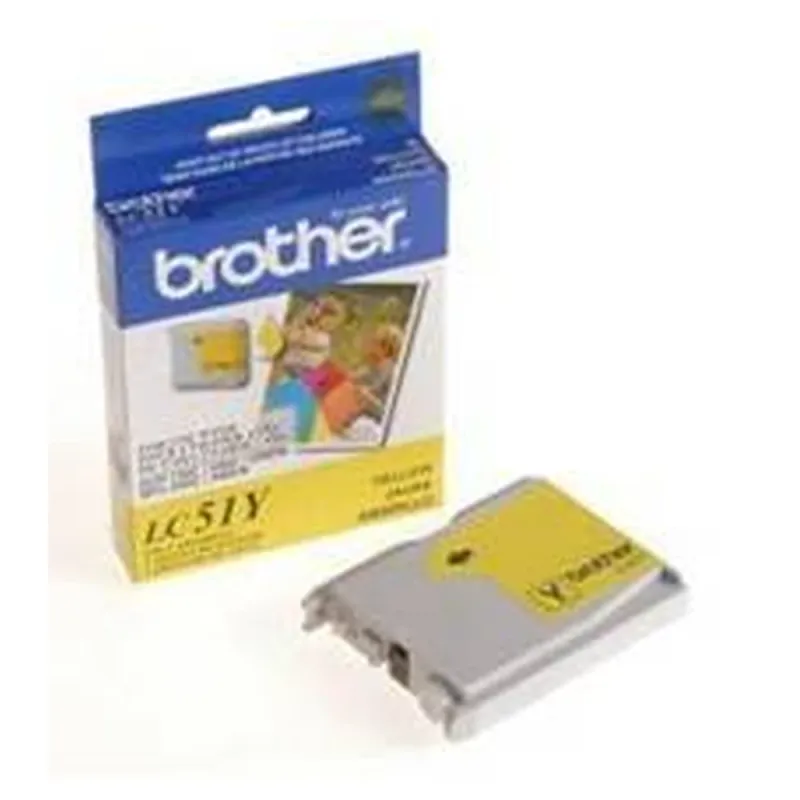 Tinta Brother Lc51Y Amarillo 400 Páginas - LC51Y