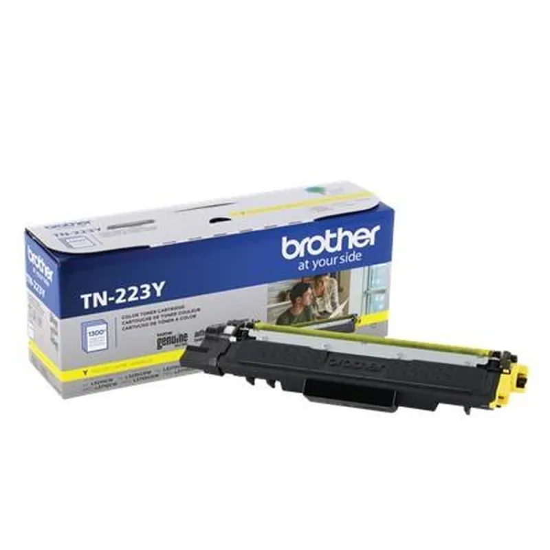 Tóner Brother Tn223Y Laser, Negro, 1300 Páginas, Amarillo, Hl L3210Cw, Hl L3230Cdw, Hl L3270Cdw, Hl L3290Cdw, Mfc L3710Cw, Mfc L3750Cdw, Mfc L3770Cdw - TN223Y