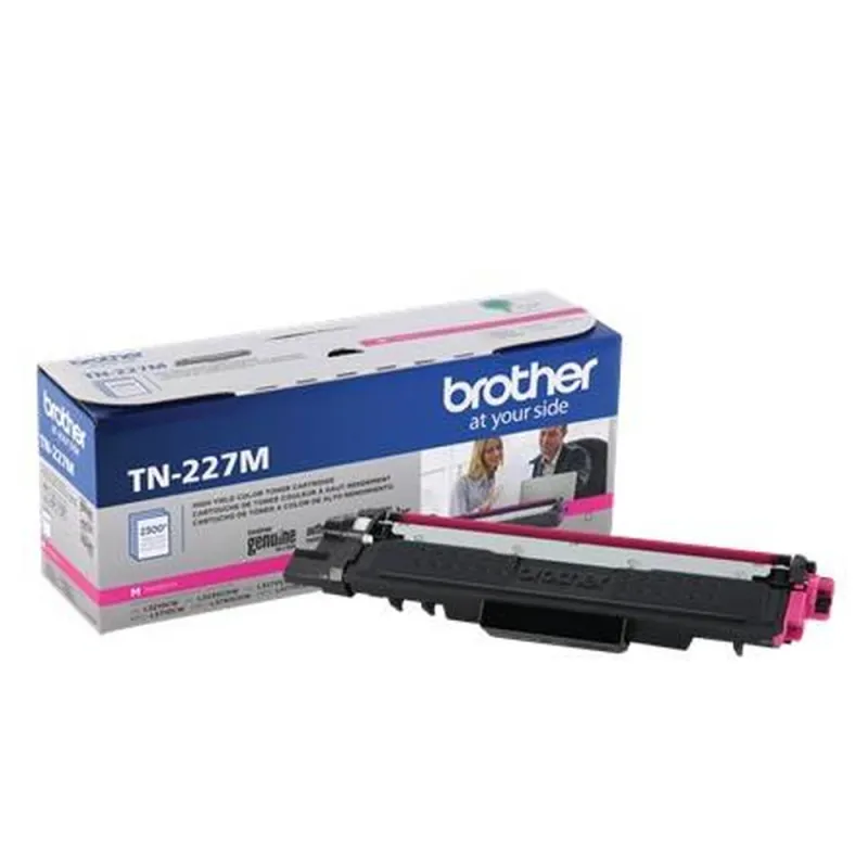 Tóner Brother Tn227M Laser, Negro, 2300 Páginas, Magenta, Hl L3210Cw, Hl L3230Cdw, Hl L3270Cdw, Hl L3290Cdw, Mfc L3710Cw, Mfc L3750Cdw, Mfc L3770Cdw - TN227M