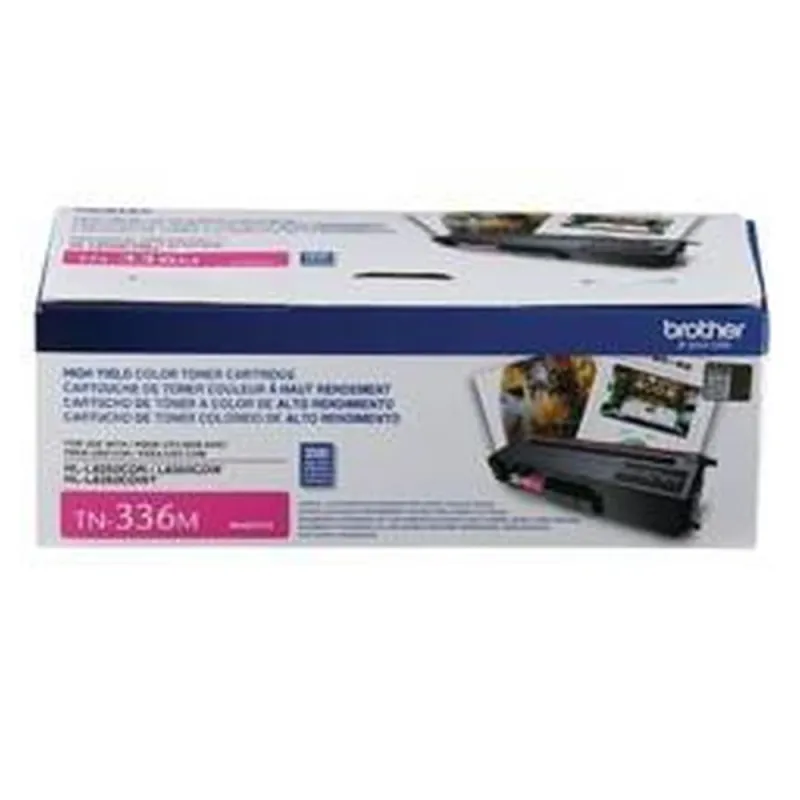 Cartucho Tóner Brother 3500 Páginas, Magenta, Laser, Negro - TN336M
