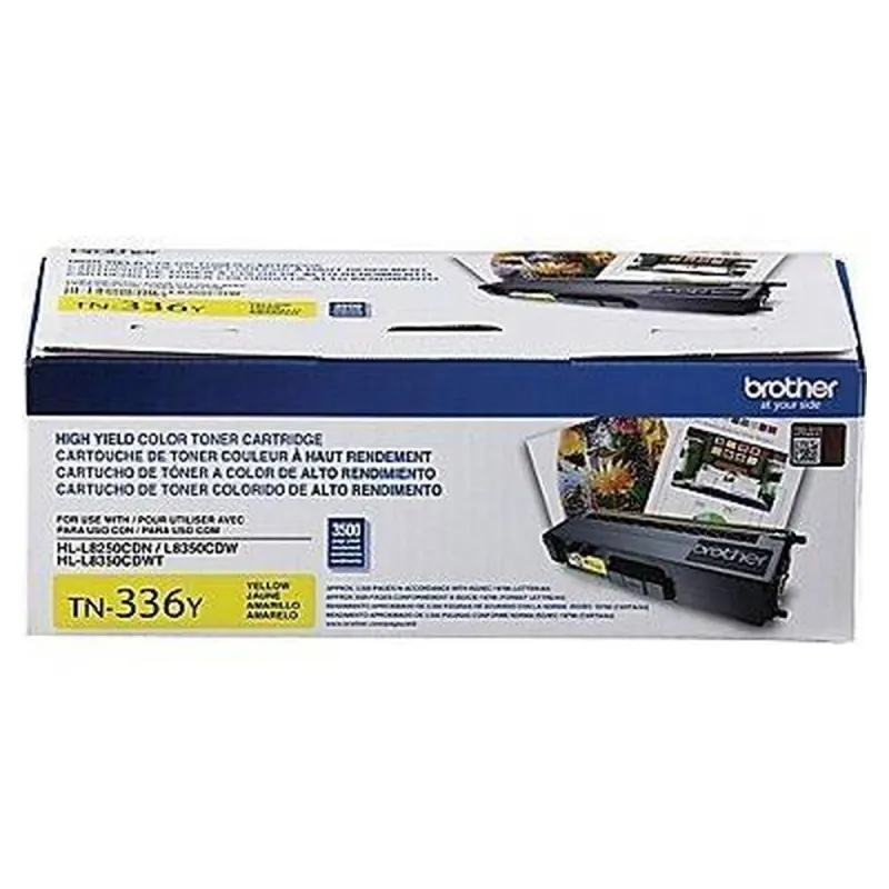 Cartucho Tóner Brother 3500 Páginas, Amarillo, Laser, Negro - TN336Y