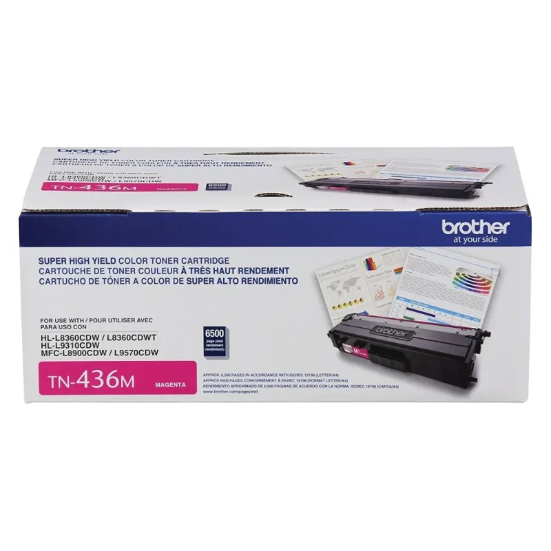 Tóner Brother Tn436M 6500 Páginas, Rosa - TN436M
