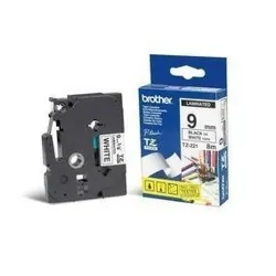 Cinta Brother Tze221 Negro/Blanco 9Mm X 8Mm - TZE221 Cinta Brother Tze221 Negro/Blanco 9Mm X 8Mm - TZE221