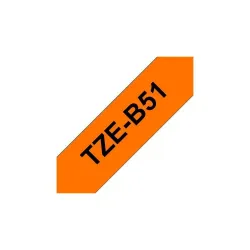 Cinta Negra Brother Tzeb51 Tz, Negro/Naranja - TZEB51 Cinta Negra Brother Tzeb51 Tz, Negro/Naranja - TZEB51