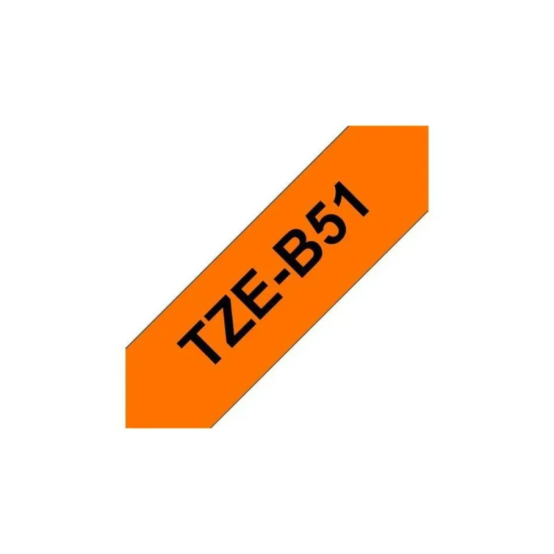 Cinta Negra Brother Tzeb51 Tz, Negro/Naranja - TZEB51