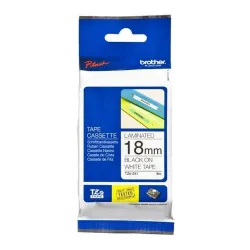 Cinta Brother TZE241 - Texto Negro sobre Fondo Blanco - 18mm x 8mts. - TZE241 Cinta Brother TZE241 - Texto Negro sobre Fondo Blanco - 18mm x 8mts. - TZE241