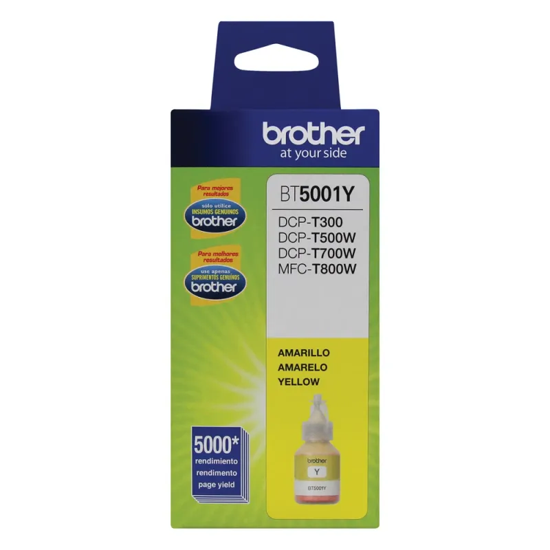 Botella De Tinta Brother Bt5001Y Amarillo - BT5001Y