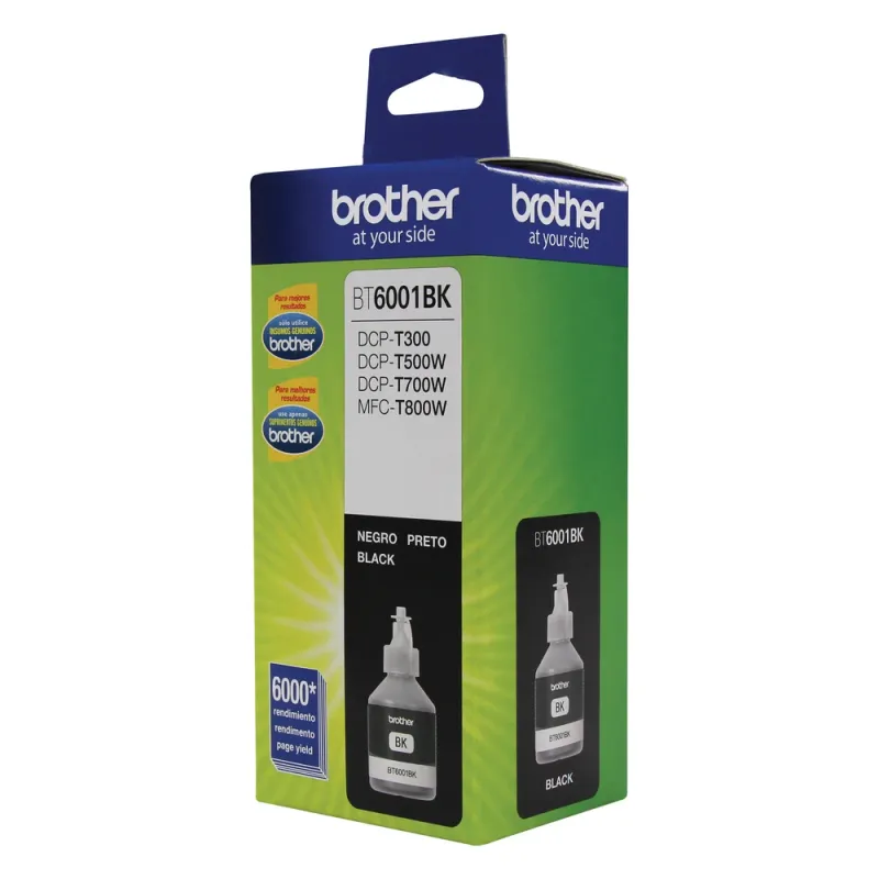 Botella De Tinta Brother Bt6001Bk Negro - BT6001BK
