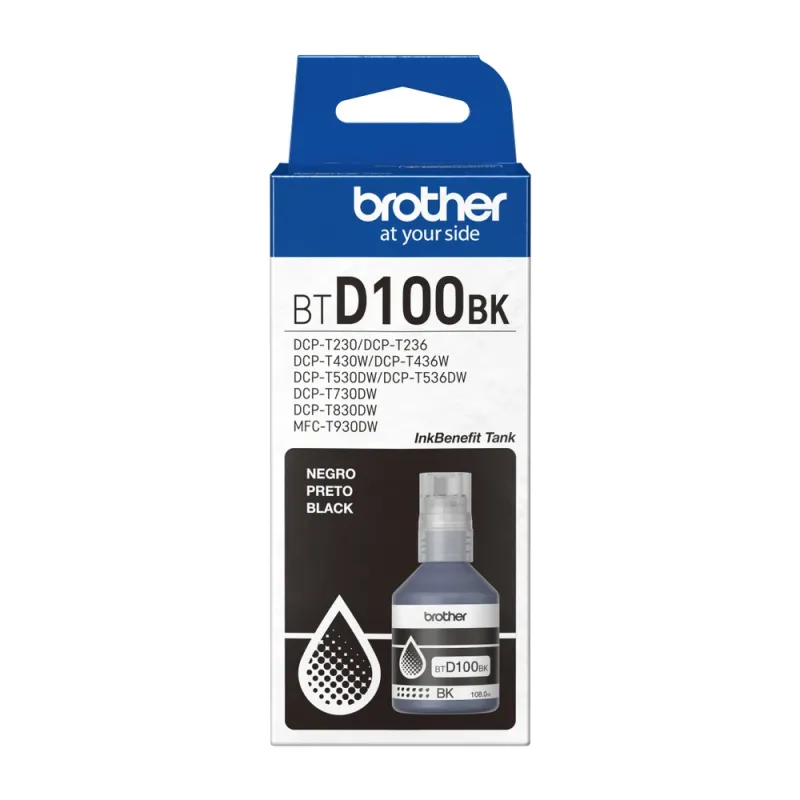 Tinta Brother BTD100BK - Negro - BTD100BK
