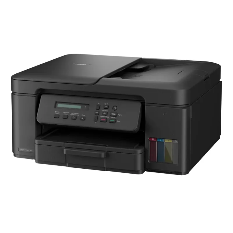 Multifuncional Brother DCP-T730DW - 27ppm Negro - 23ppm Color - Tinta Continua - Wi-Fi - USB - DCPT730DW