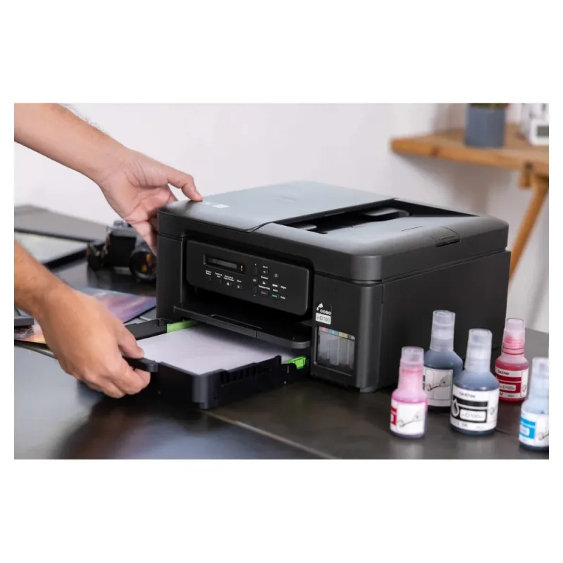 Multifuncional Brother DCP-T730DW - 27ppm Negro - 23ppm Color - Tinta Continua - Wi-Fi - USB - DCPT730DW